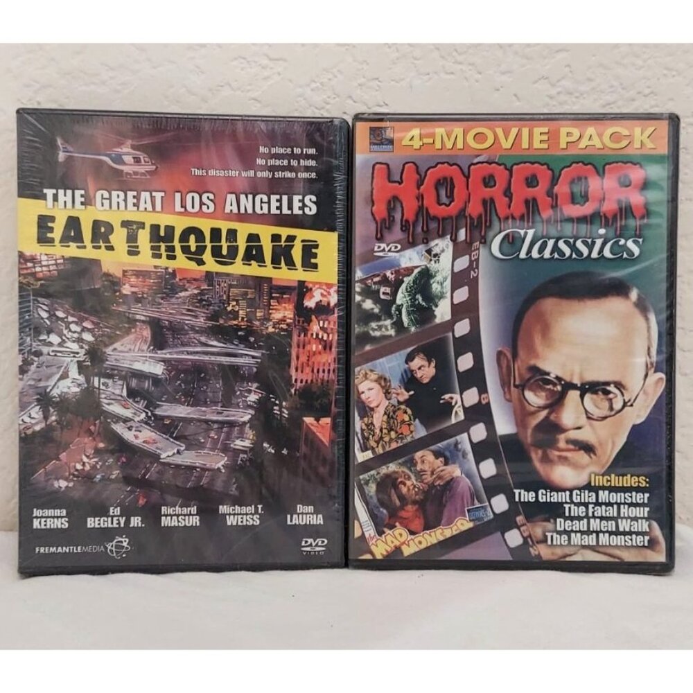 Horror Classics 4 Movie Pack Vol. 3, The Great Los Angeles Earthquake (2006) Lot